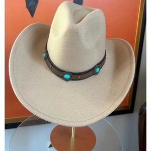 Premium Quality Cattlemen Cowboy Hat w/Leather band